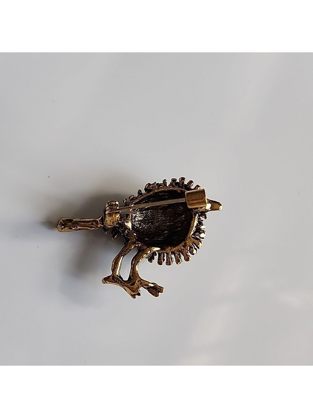 BIRD Brooch timeless Bronze - Picture 3 of 5